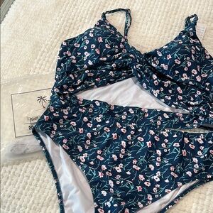 Floral Print beachsissi Swimsuit